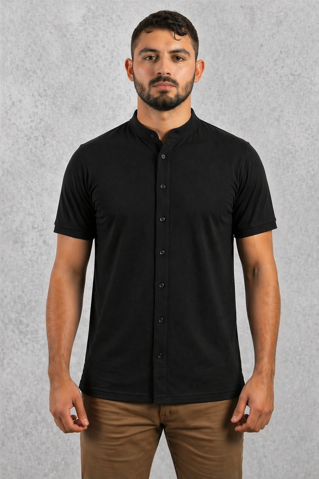 CAMISA SPORT CABALLERO KOTA-POP MANGA CORTA /50-50
