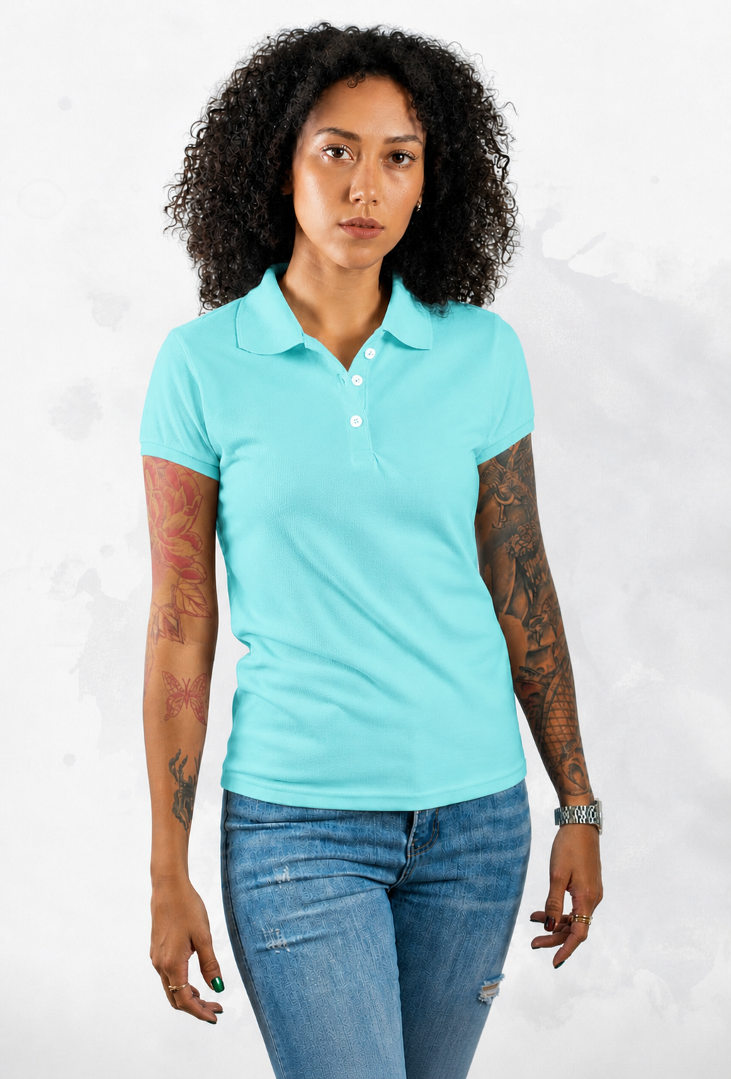 POLO DAMA KOTA- COLORS  MANGA CORTA /50-50
