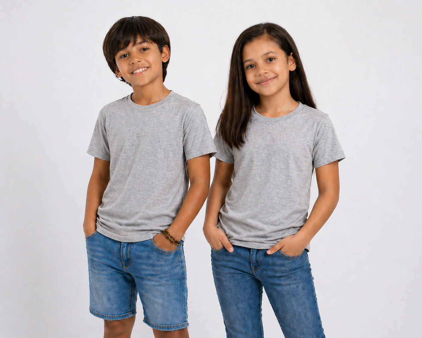 CUELLO REDONDO INFANTIL KOTA- KID PREMIUM  MANGA CORTA