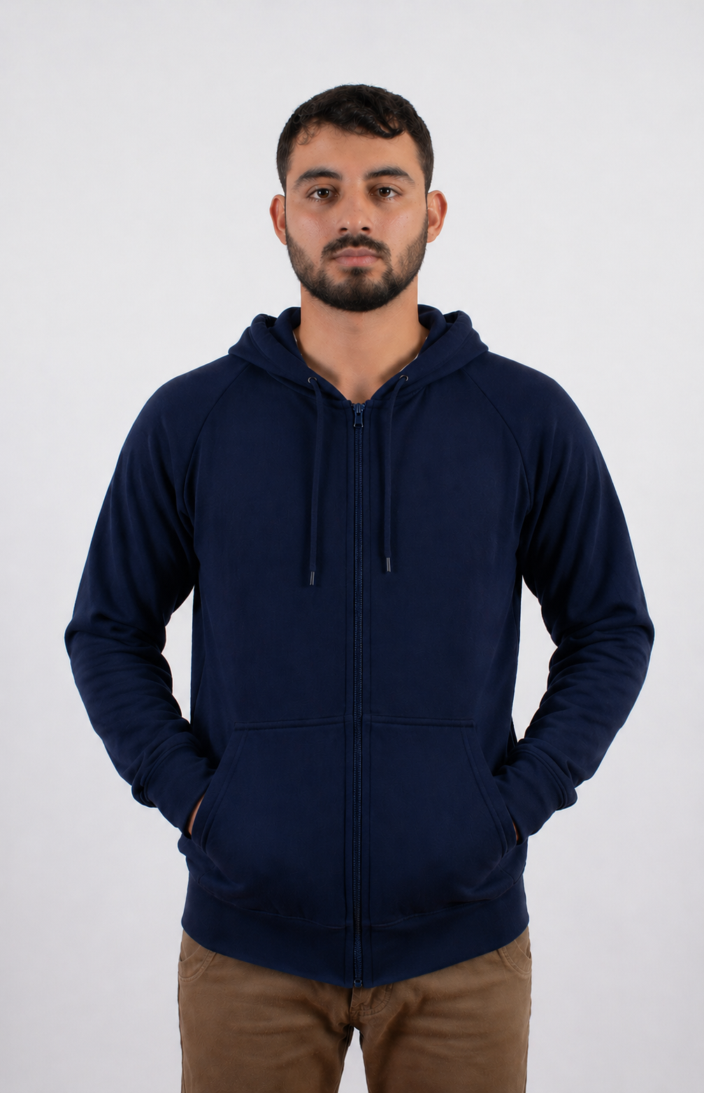 SUDERA CON CIERRE CABALLRO KOTA-HOODIE-002/ FELPA 50-50