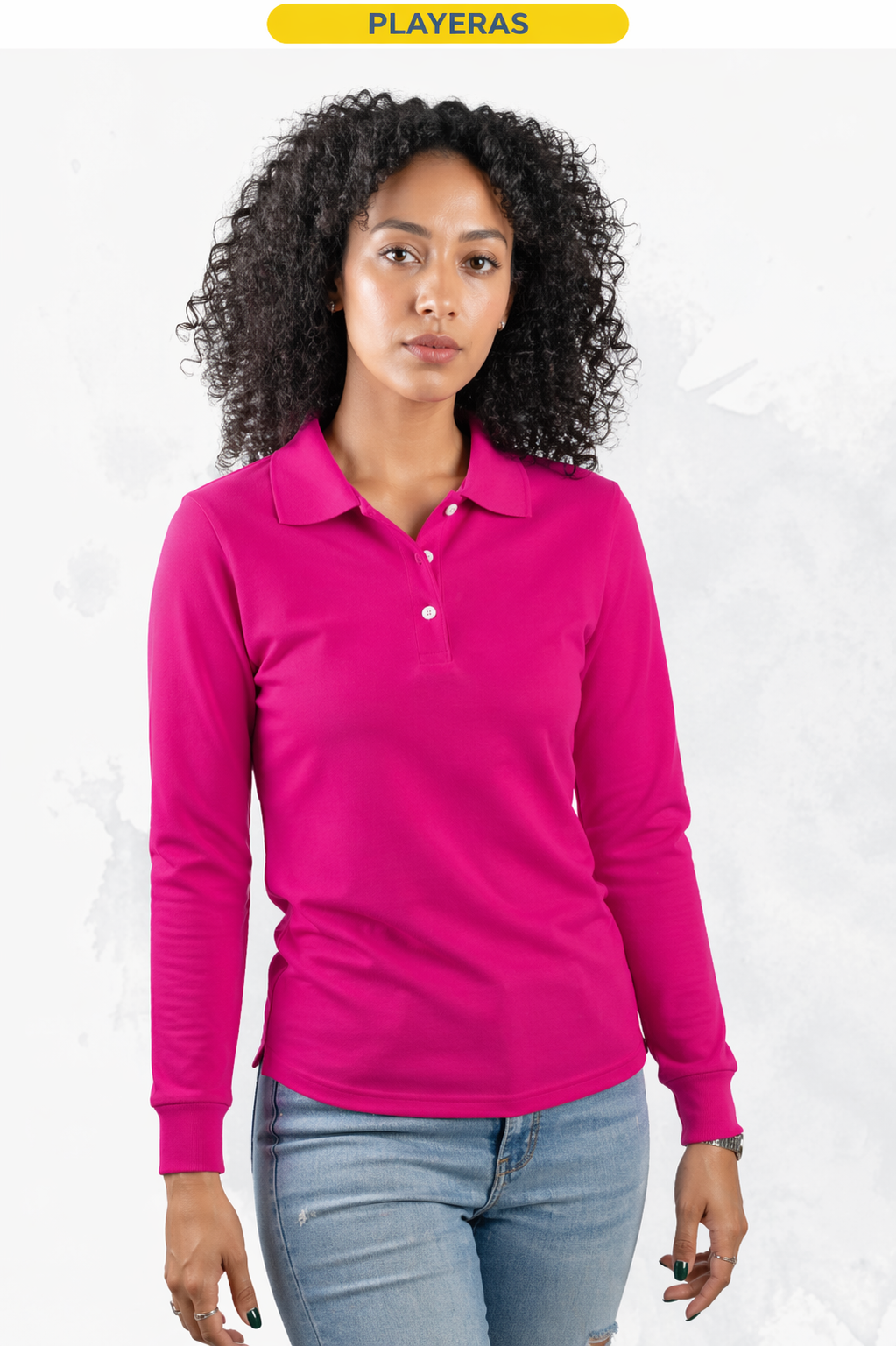 POLO DAMA KOTA- PRO LS MANGA LARGA /50-50