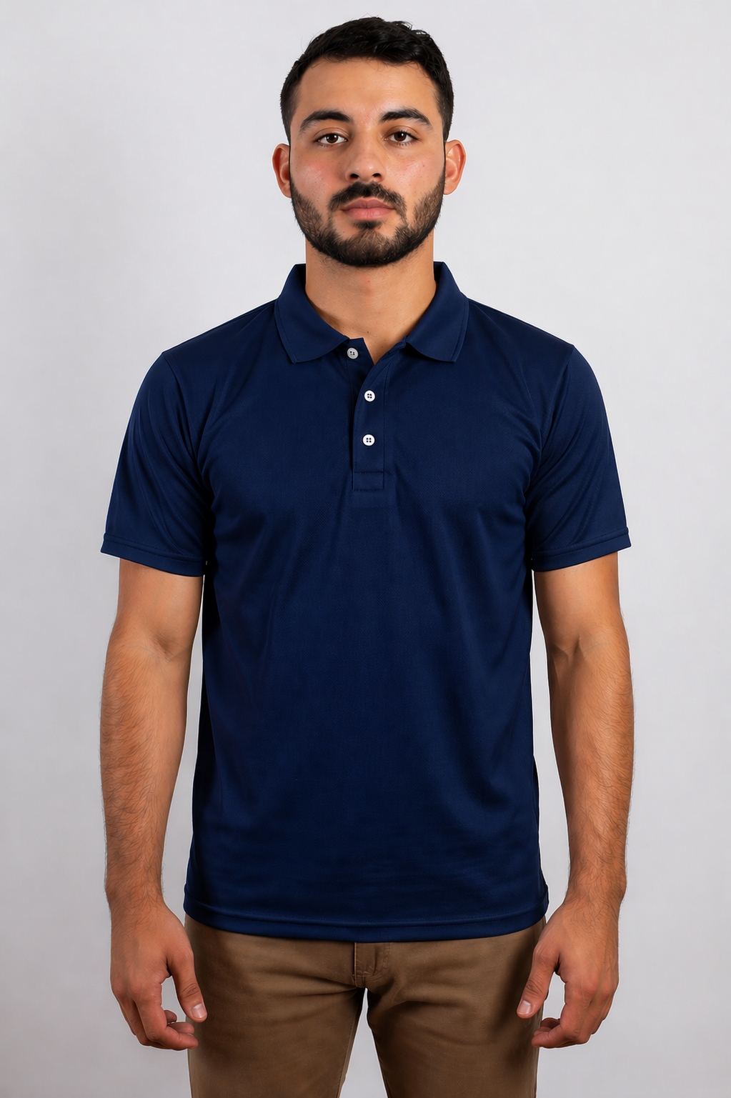 POLO CABALLERO KOTA-DRY MANGA CORTA /100% POLIESTER