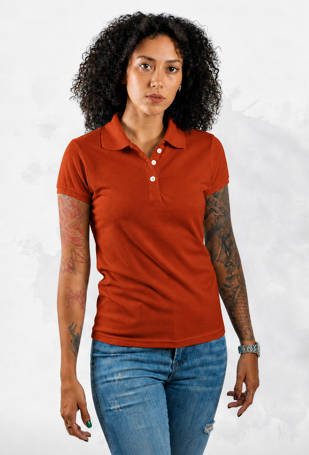 POLO DAMA KOTA- COLORS  MANGA CORTA /50-50
