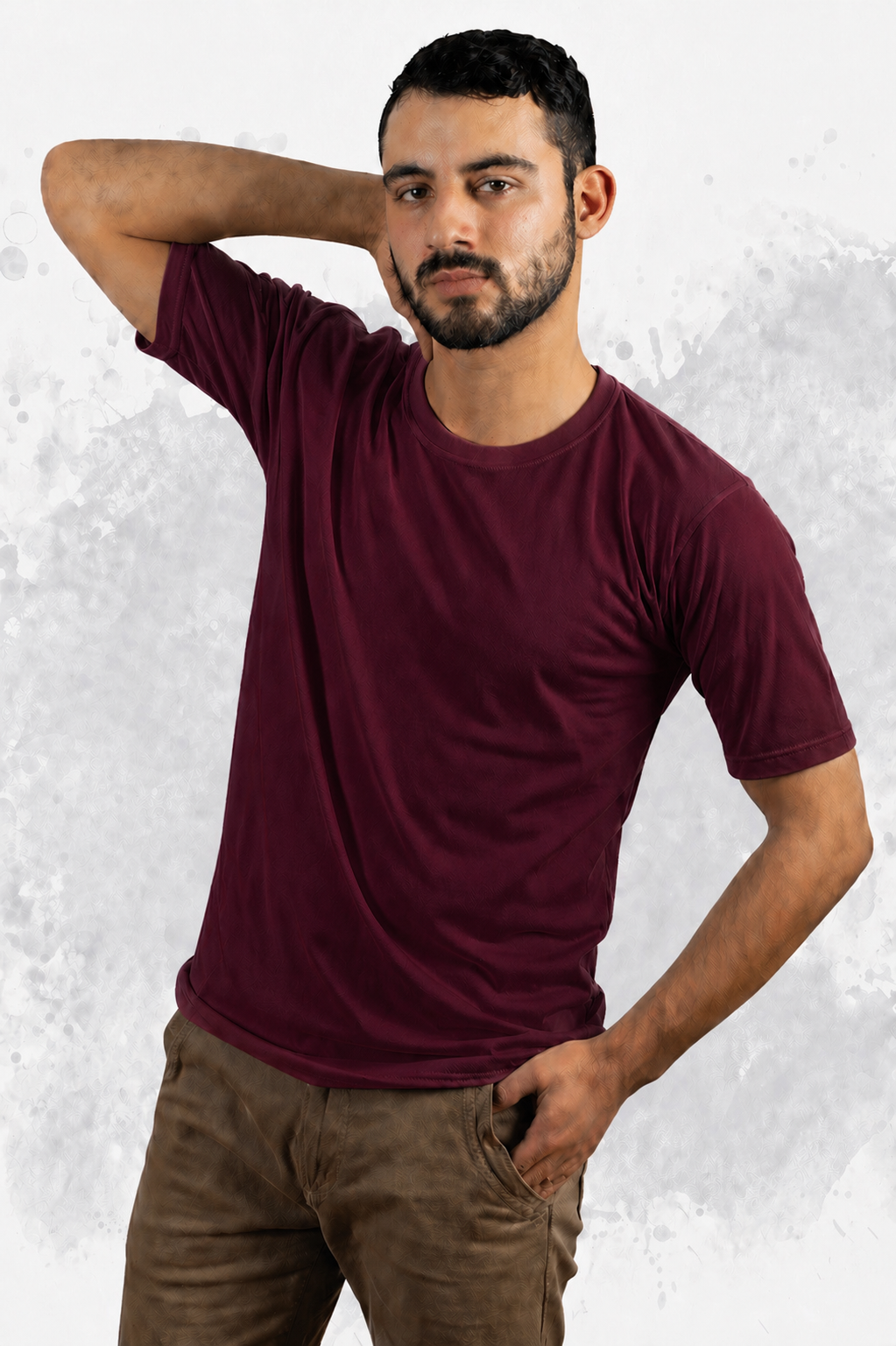 CUELLO REDONDO CABALLERO KOTA-PREMIUM MANGA CORTA /50/50