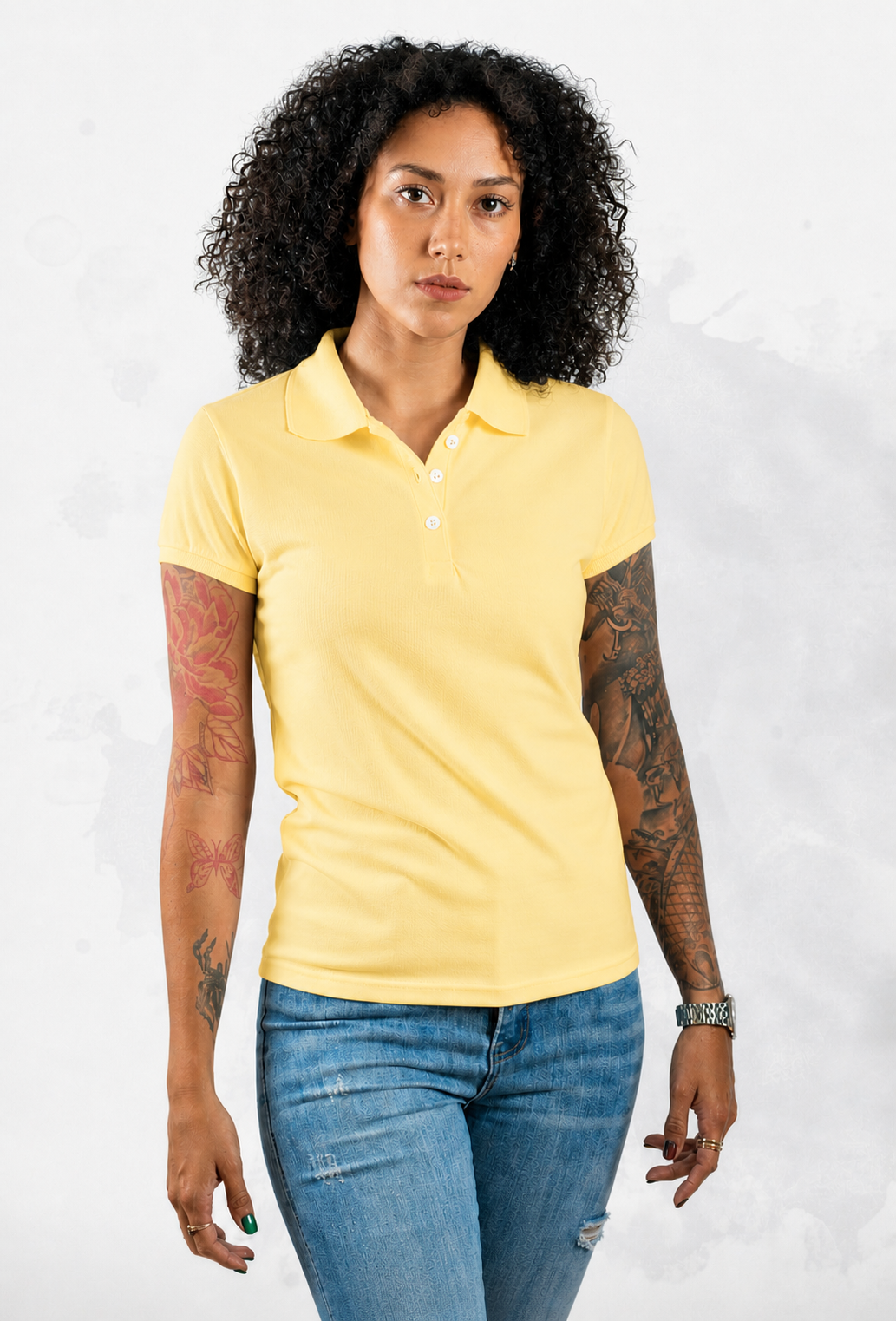 POLO DAMA KOTA- COLORS  MANGA CORTA /50-50