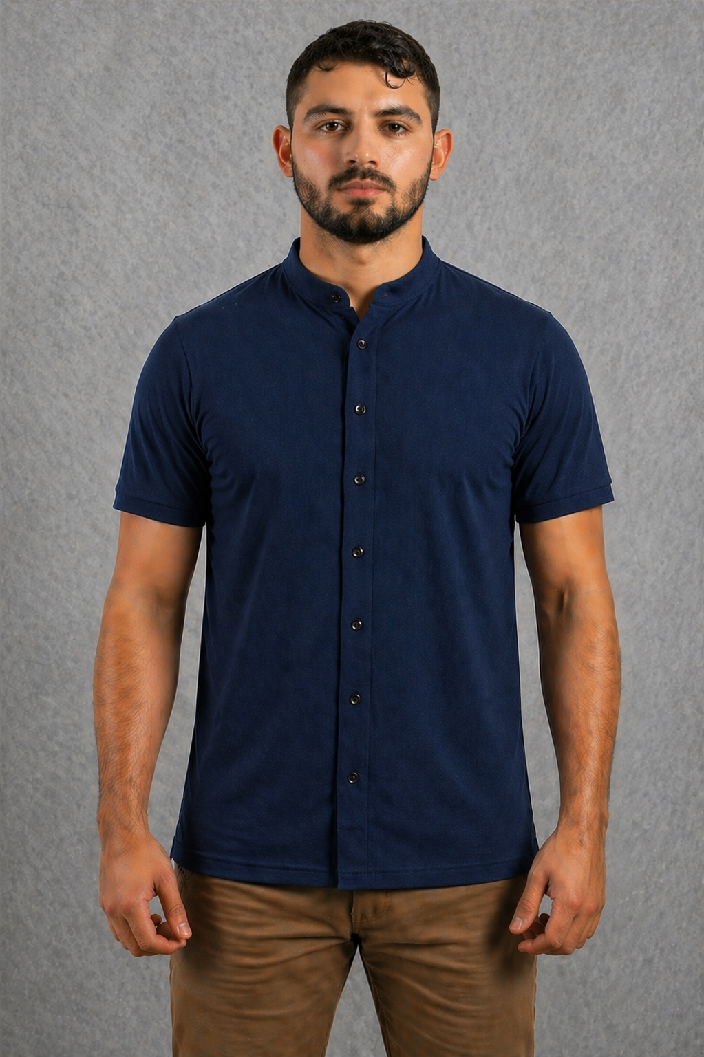 CAMISA SPORT CABALLERO KOTA-POP MANGA CORTA /50-50