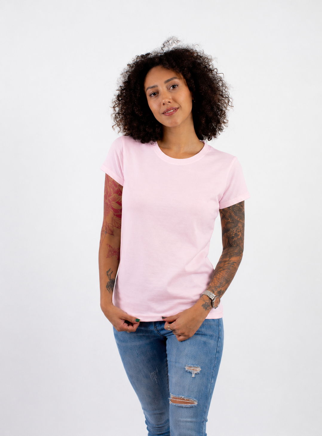 CUELLO REDONDO DAMA KOTA-PREMIUM MANGA CORTA  50/50