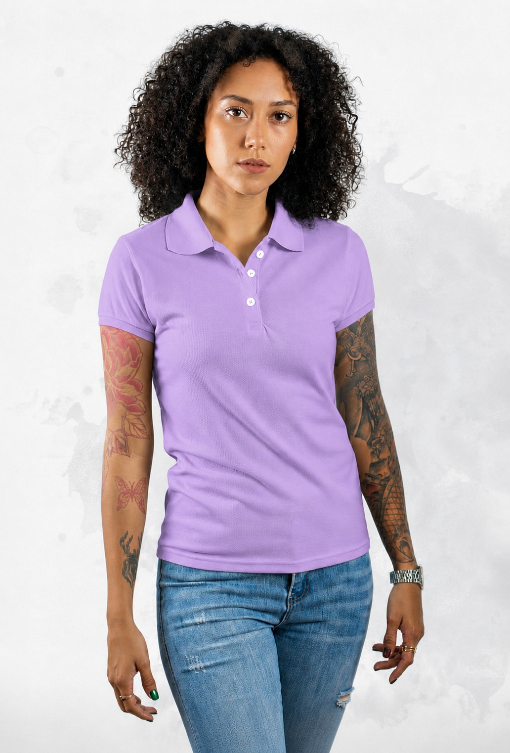 POLO DAMA KOTA- COLORS  MANGA CORTA /50-50