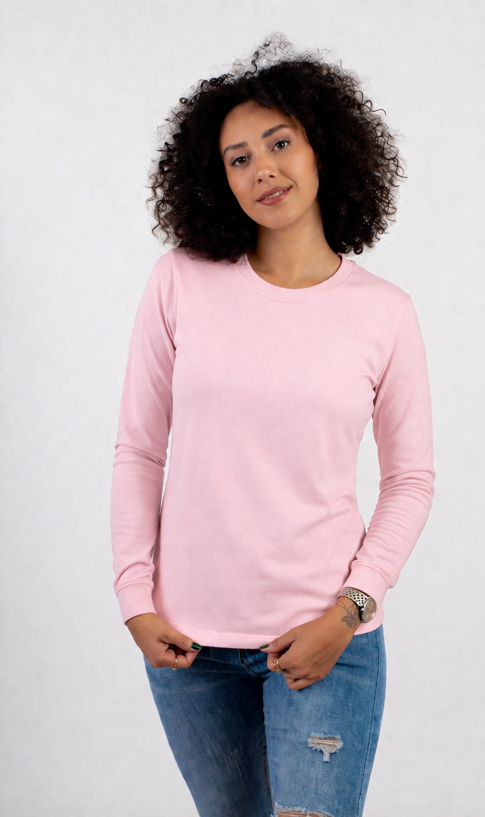 CUELLO REDONDO DAMA KOTA-PREMIUM LS MANGA LARGA/50 -50