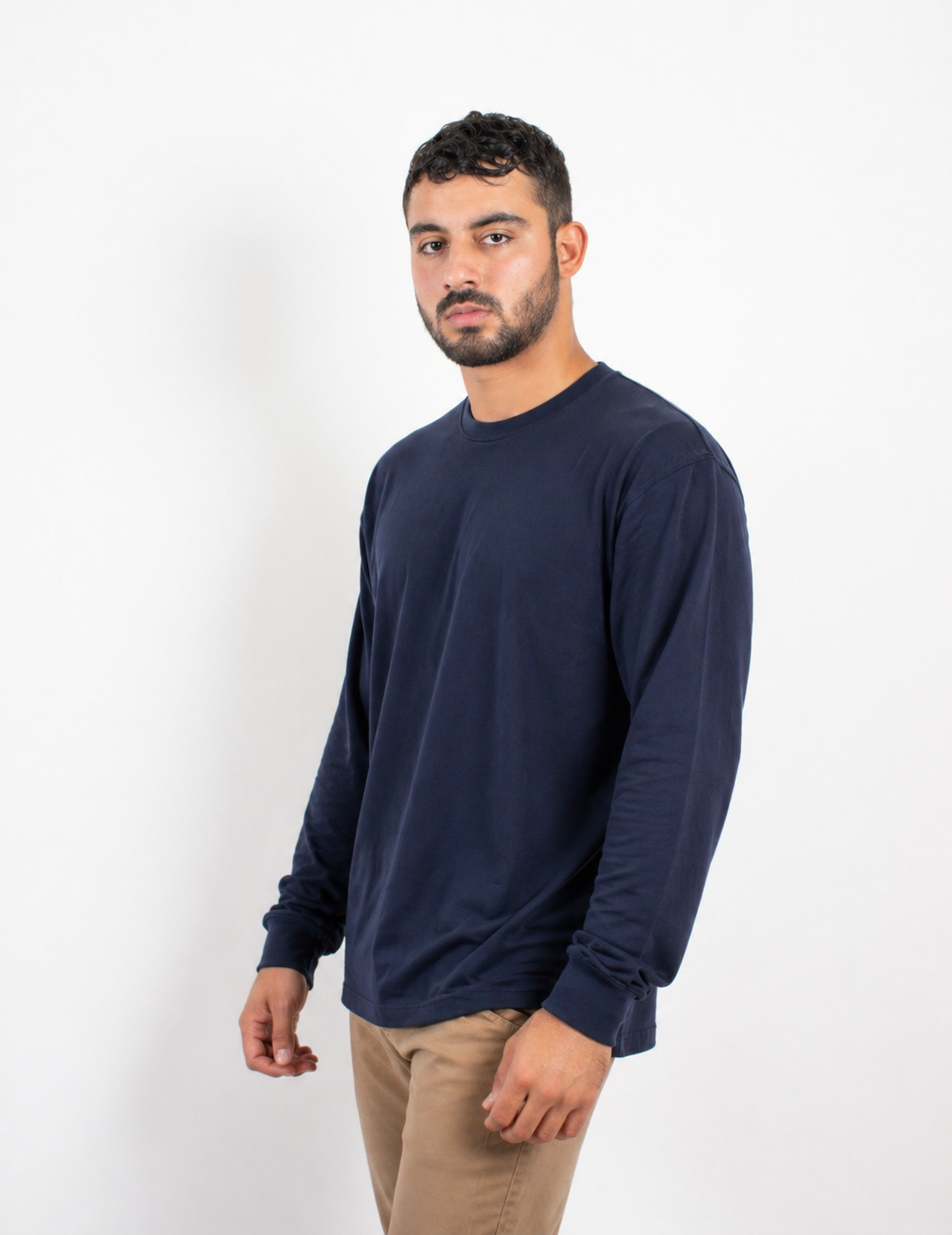 CUELLO REDONDO CABALLERO KOTA-PREMIUM LS MANGA LARGA /50-50
