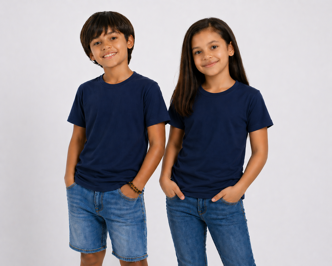CUELLO REDONDO INFANTIL KOTA- KID PREMIUM  MANGA CORTA