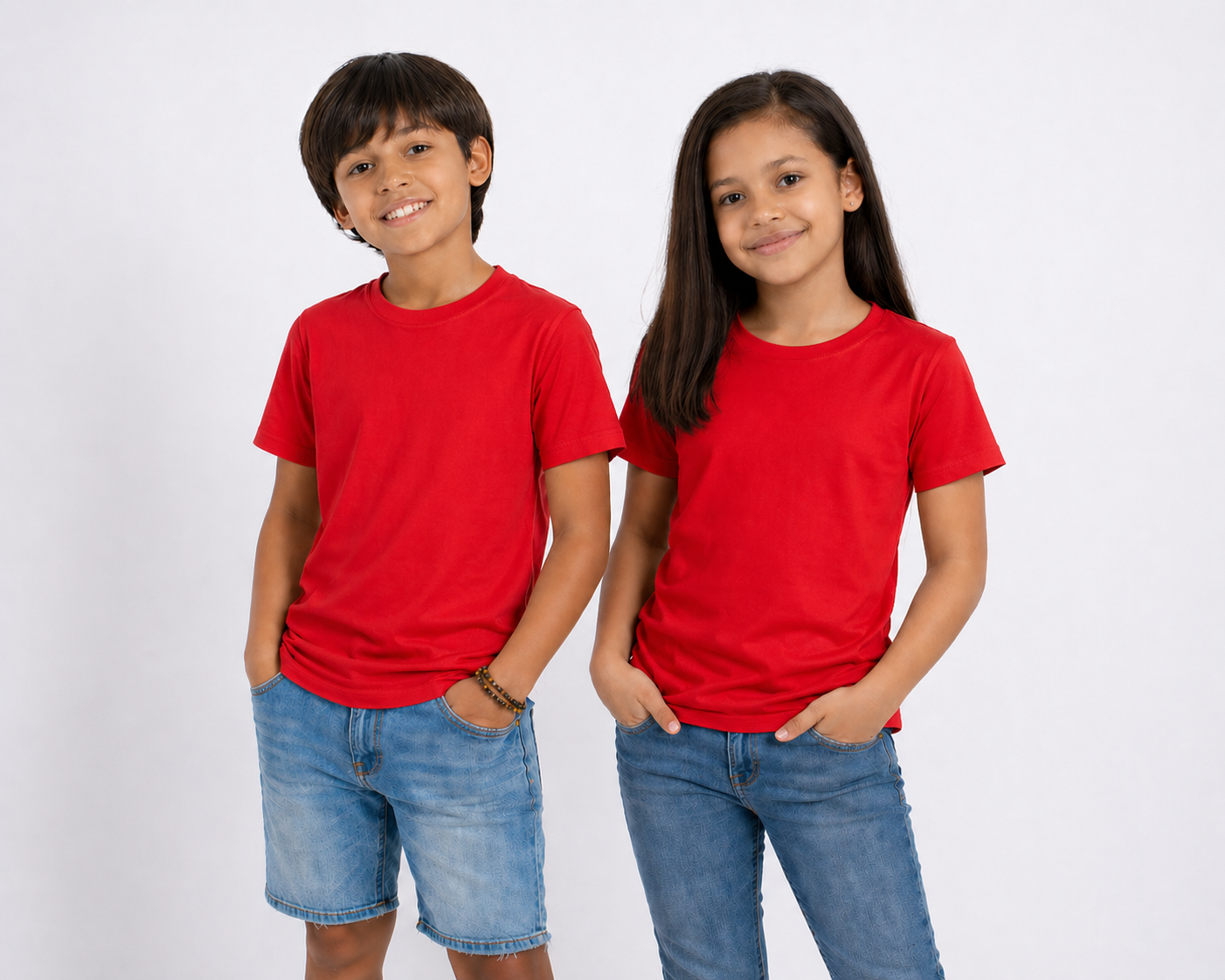 CUELLO REDONDO INFANTIL KOTA- KID PREMIUM  MANGA CORTA