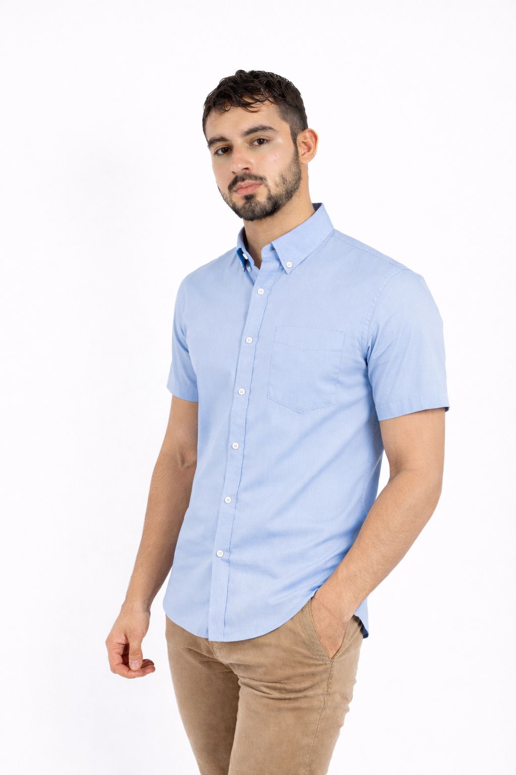 CAMISA KOTA-GABARDINA MANGA CORTA