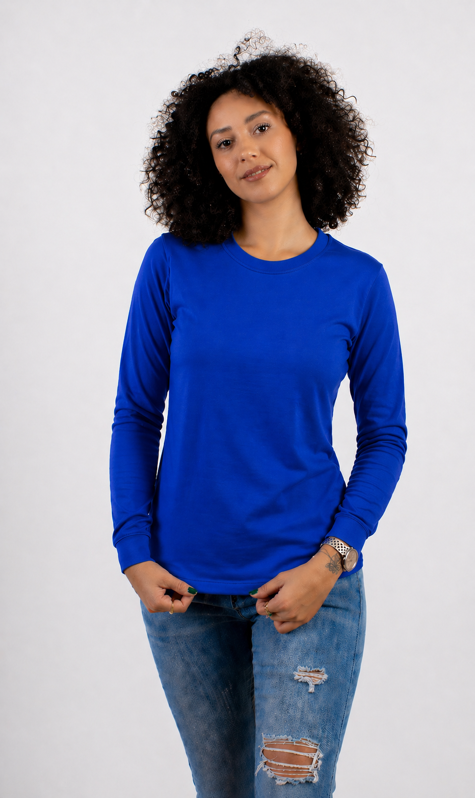 CUELLO REDONDO DAMA KOTA-PREMIUM LS MANGA LARGA/50 -50
