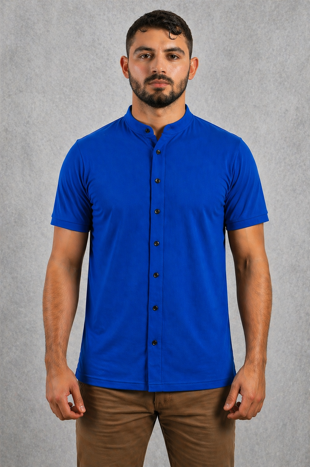 CAMISA SPORT CABALLERO KOTA-POP MANGA CORTA /50-50