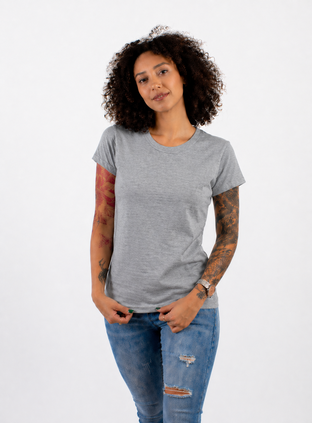 CUELLO REDONDO DAMA KOTA-PREMIUM MANGA CORTA  50/50