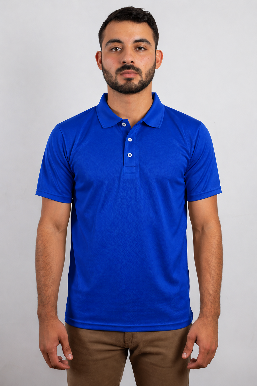 POLO CABALLERO KOTA-DRY MANGA CORTA /100% POLIESTER