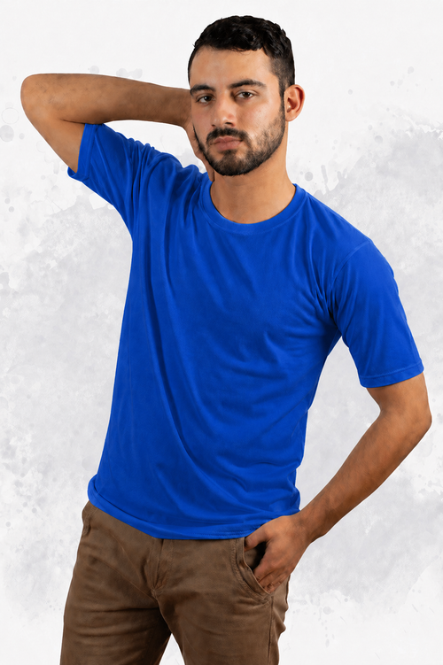 CUELLO REDONDO CABALLERO KOTA-PREMIUM MANGA CORTA /50/50