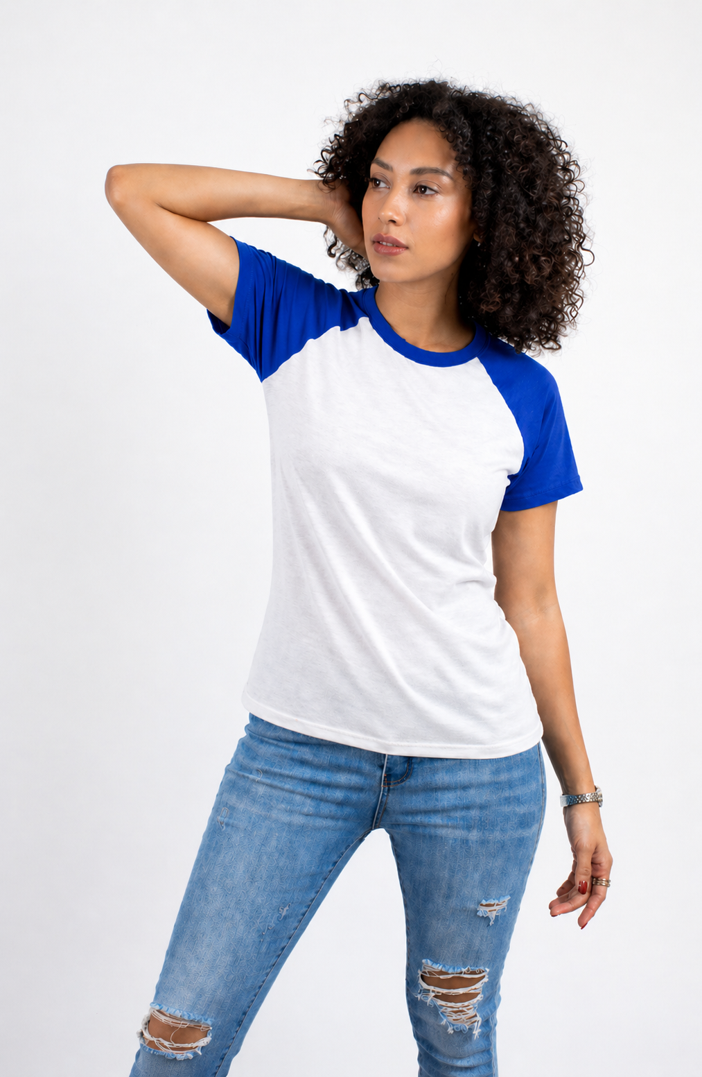 PLAYERA RAGLAN DAMA KOTA-RAGLAN MANGA CORTA /50-50