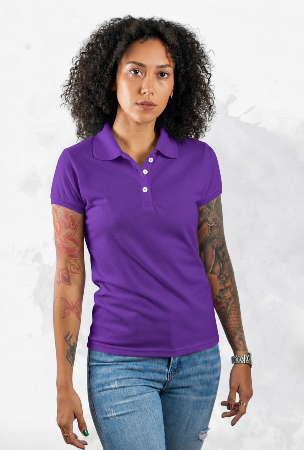 POLO DAMA KOTA- COLORS  MANGA CORTA /50-50