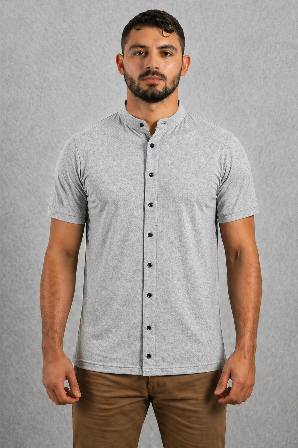 CAMISA SPORT CABALLERO KOTA-POP MANGA CORTA /50-50