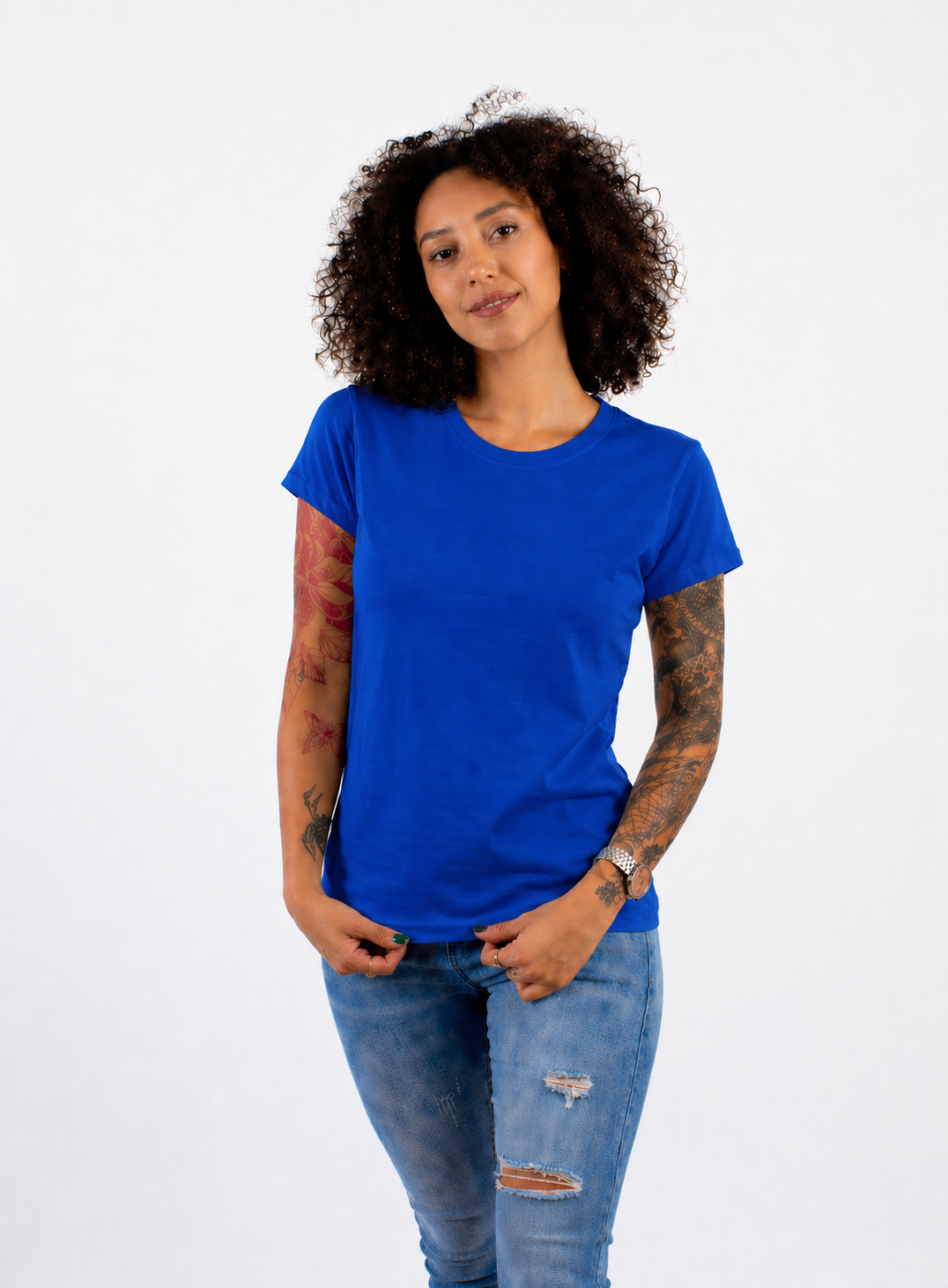CUELLO REDONDO DAMA KOTA-PREMIUM MANGA CORTA  50/50