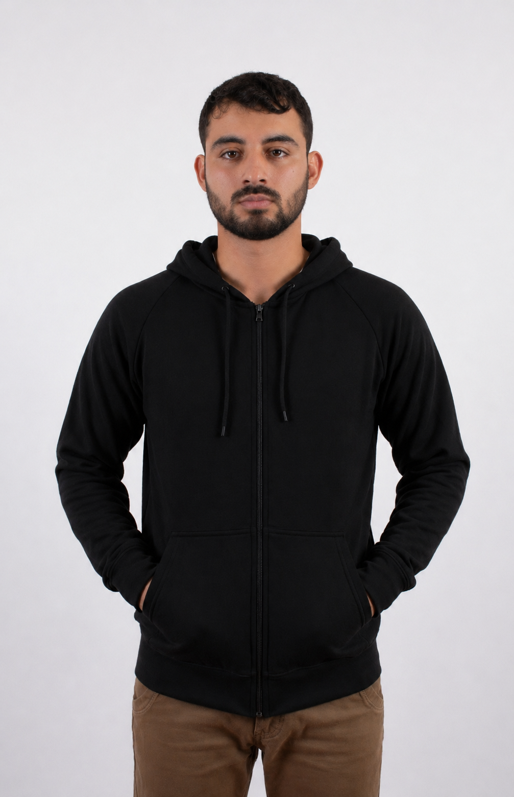 SUDERA CON CIERRE CABALLRO KOTA-HOODIE-002/ FELPA 50-50