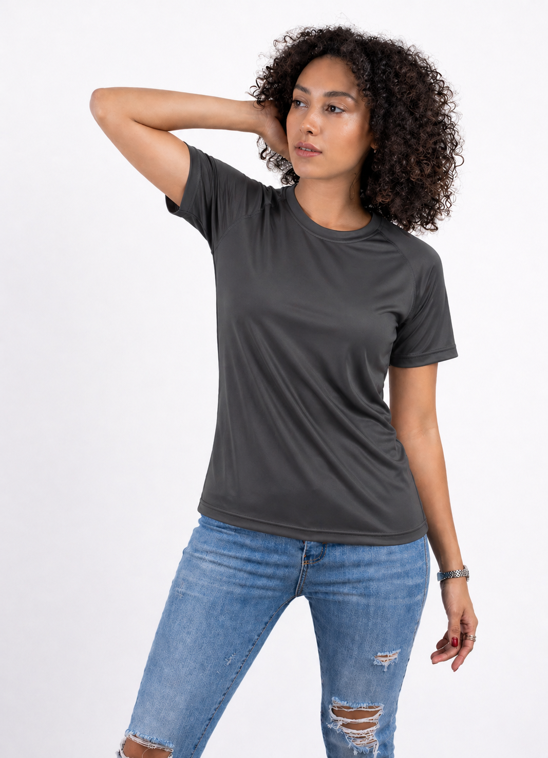 CUELLO REDONDO DAMA KOTA- DRY  MANGA CORTA /100% POLIESTER