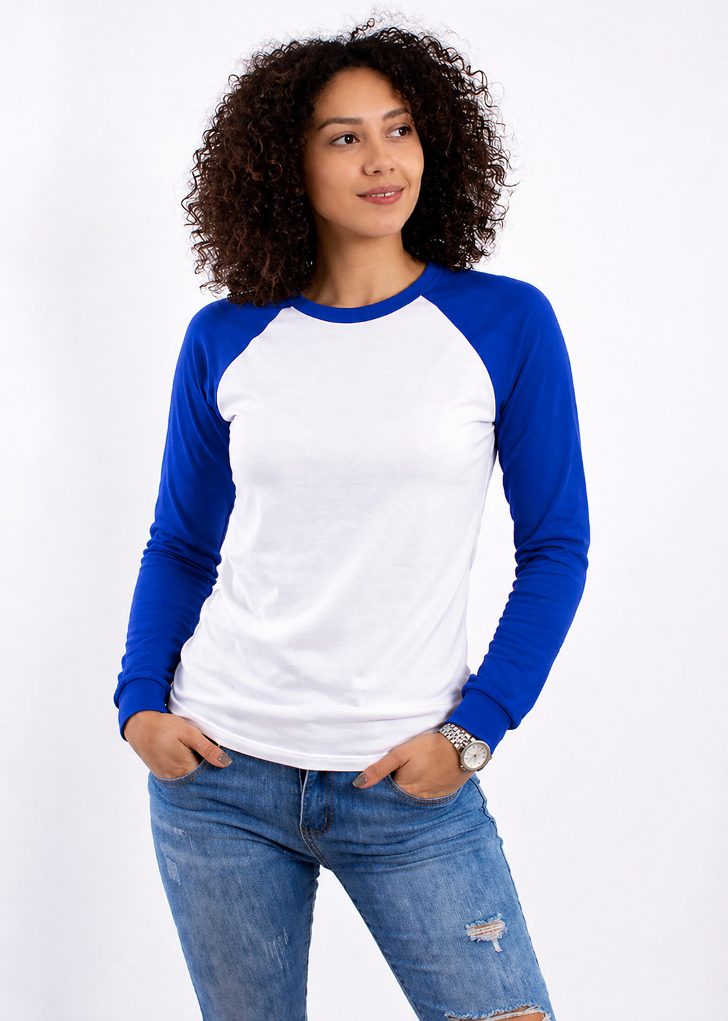 PLAYERA RAGLAN DAMA KOTA-RAGLAN LS MANGA LARGA /50-50