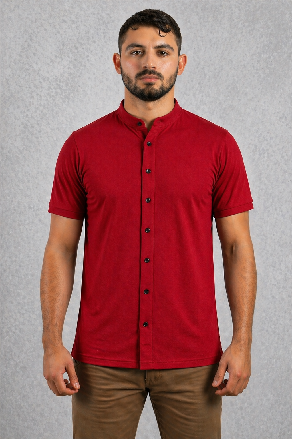 CAMISA SPORT CABALLERO KOTA-POP MANGA CORTA /50-50