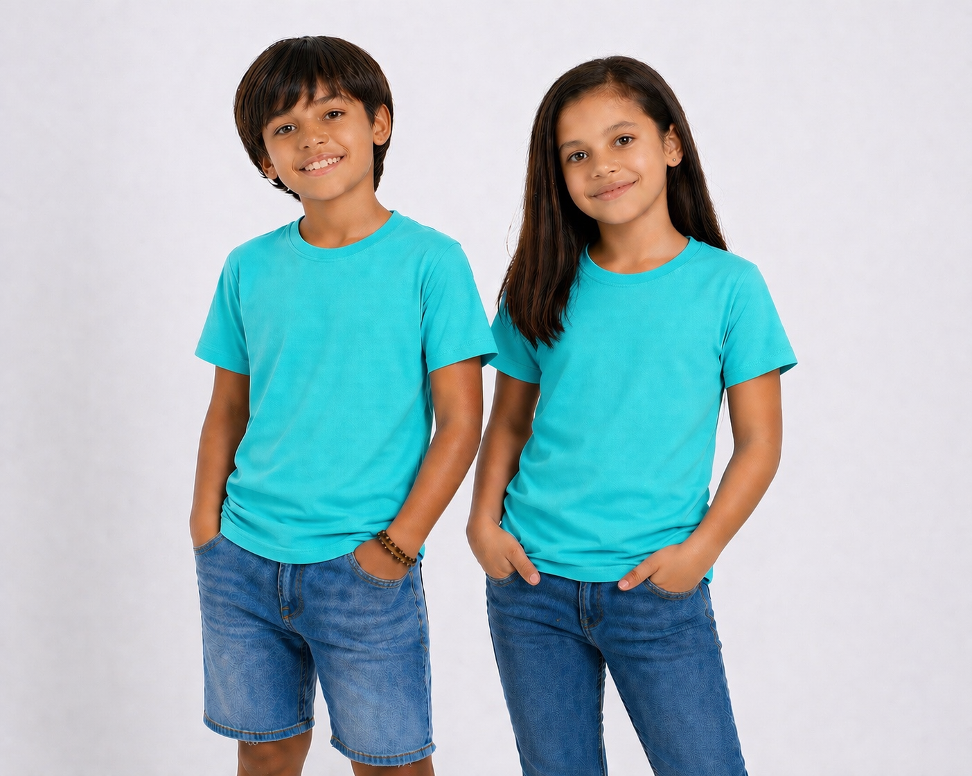 CUELLO REDONDO INFANTIL KOTA- KID PREMIUM  MANGA CORTA