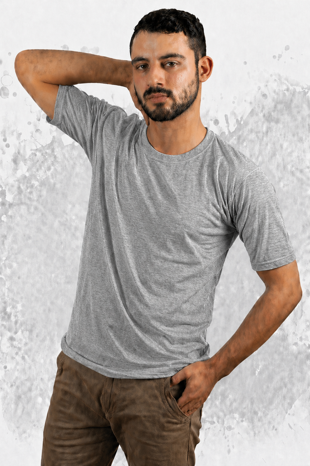 CUELLO REDONDO CABALLERO KOTA-PREMIUM MANGA CORTA /50/50