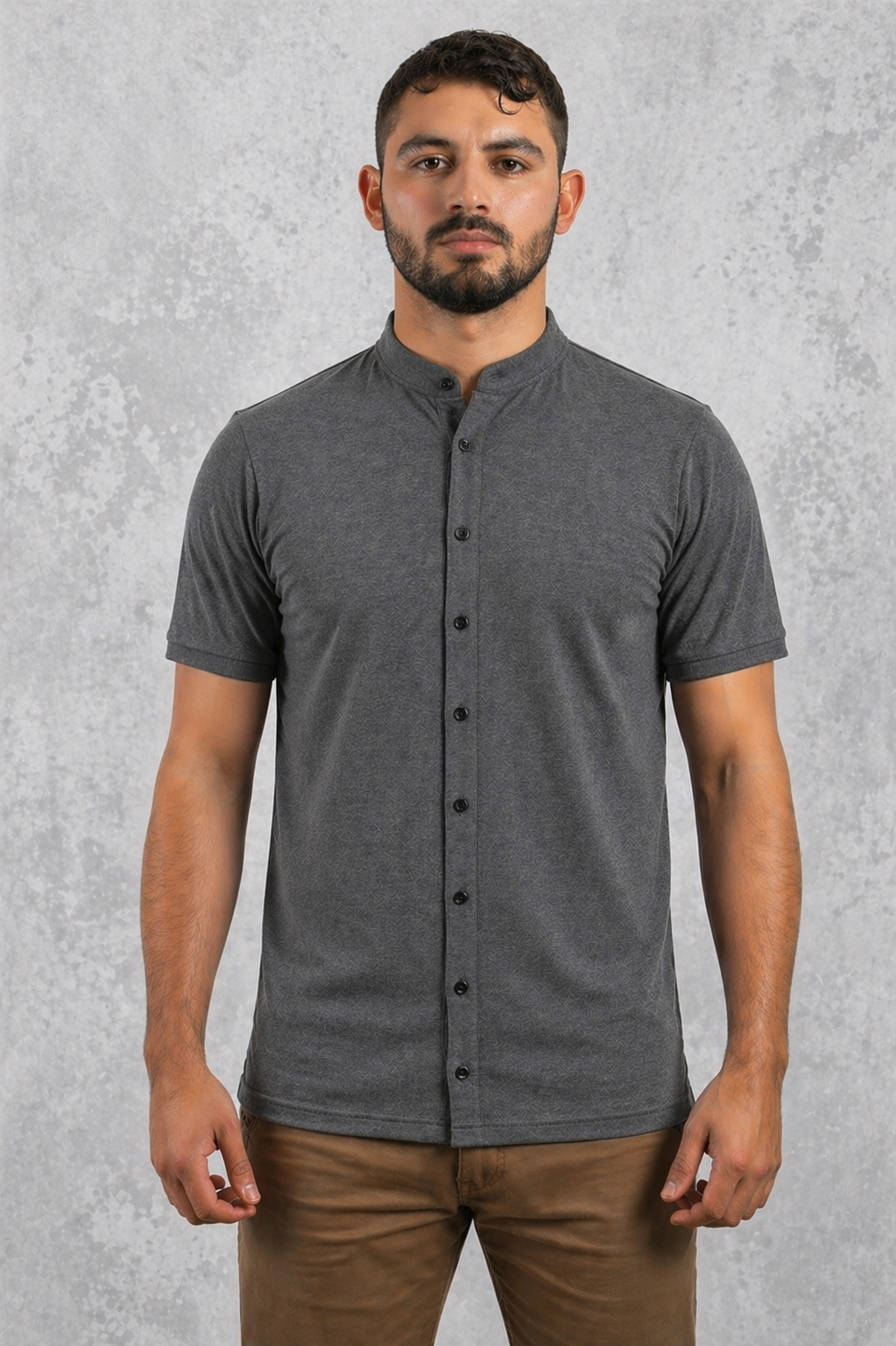 CAMISA SPORT CABALLERO KOTA-POP MANGA CORTA /50-50