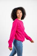 SUDADERA CUELLO REDONDO  DAMA KOTA-00 /FELPA PREMIUM