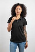Chica polo negro