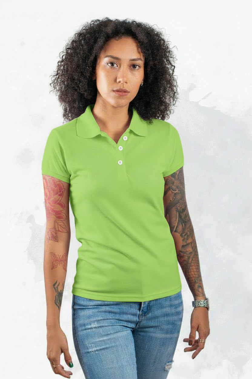 POLO DAMA KOTA- COLORS  MANGA CORTA /50-50
