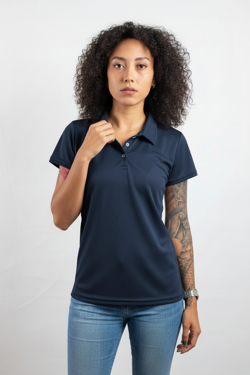 Polo azul marino oscuro