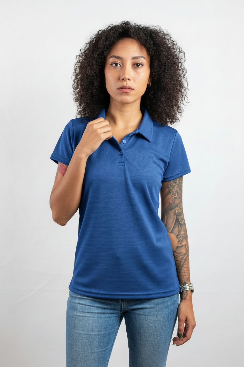 Polo azul rey