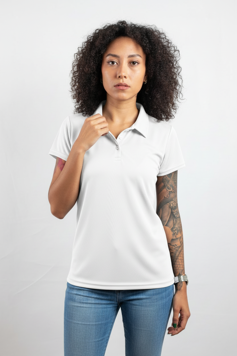 Polo blanco