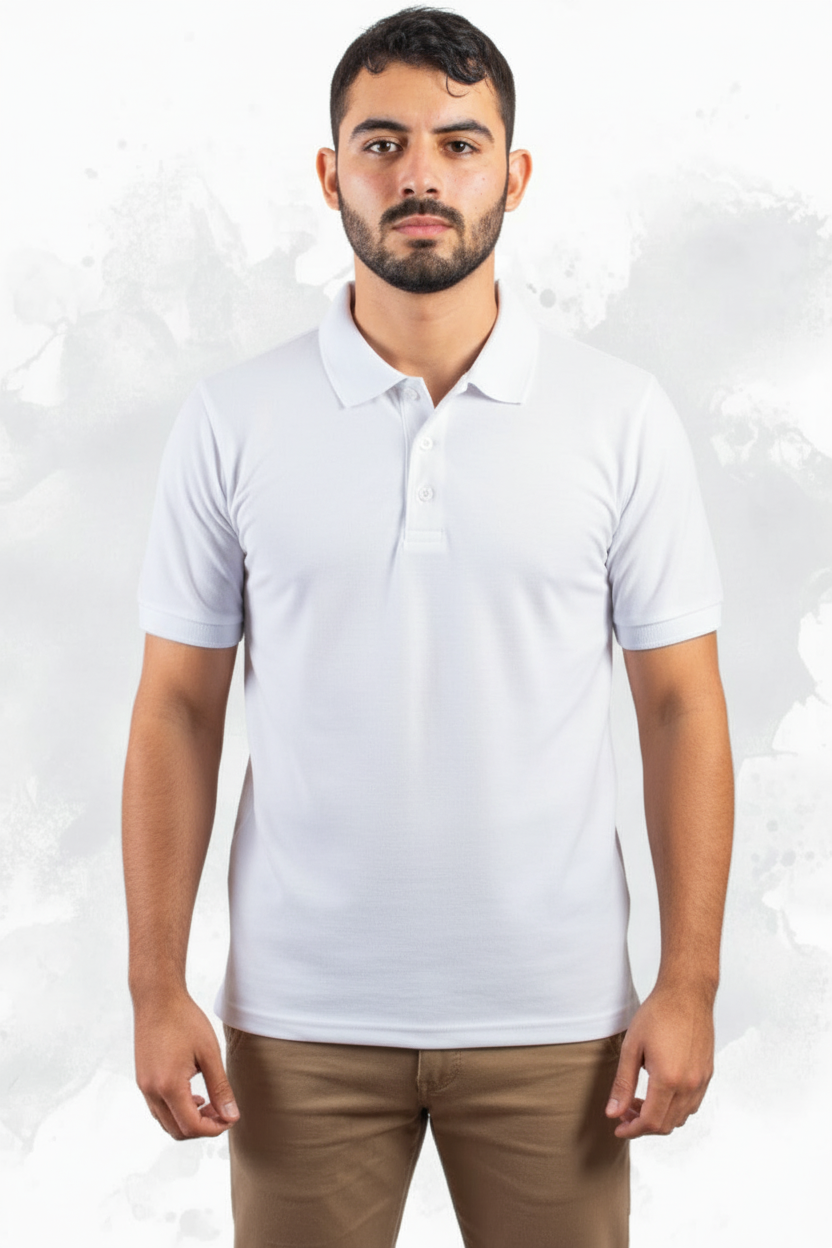 Polo blanco