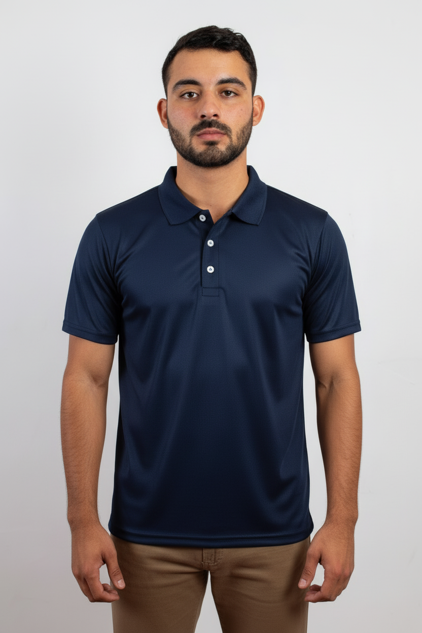 Polo chico azul marino