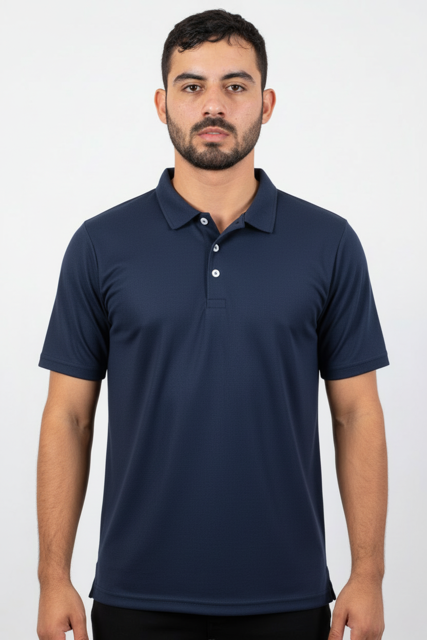 Polo chico azul marino