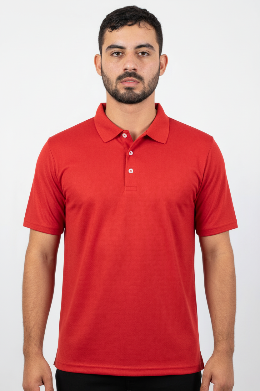 Polo chico rojo
