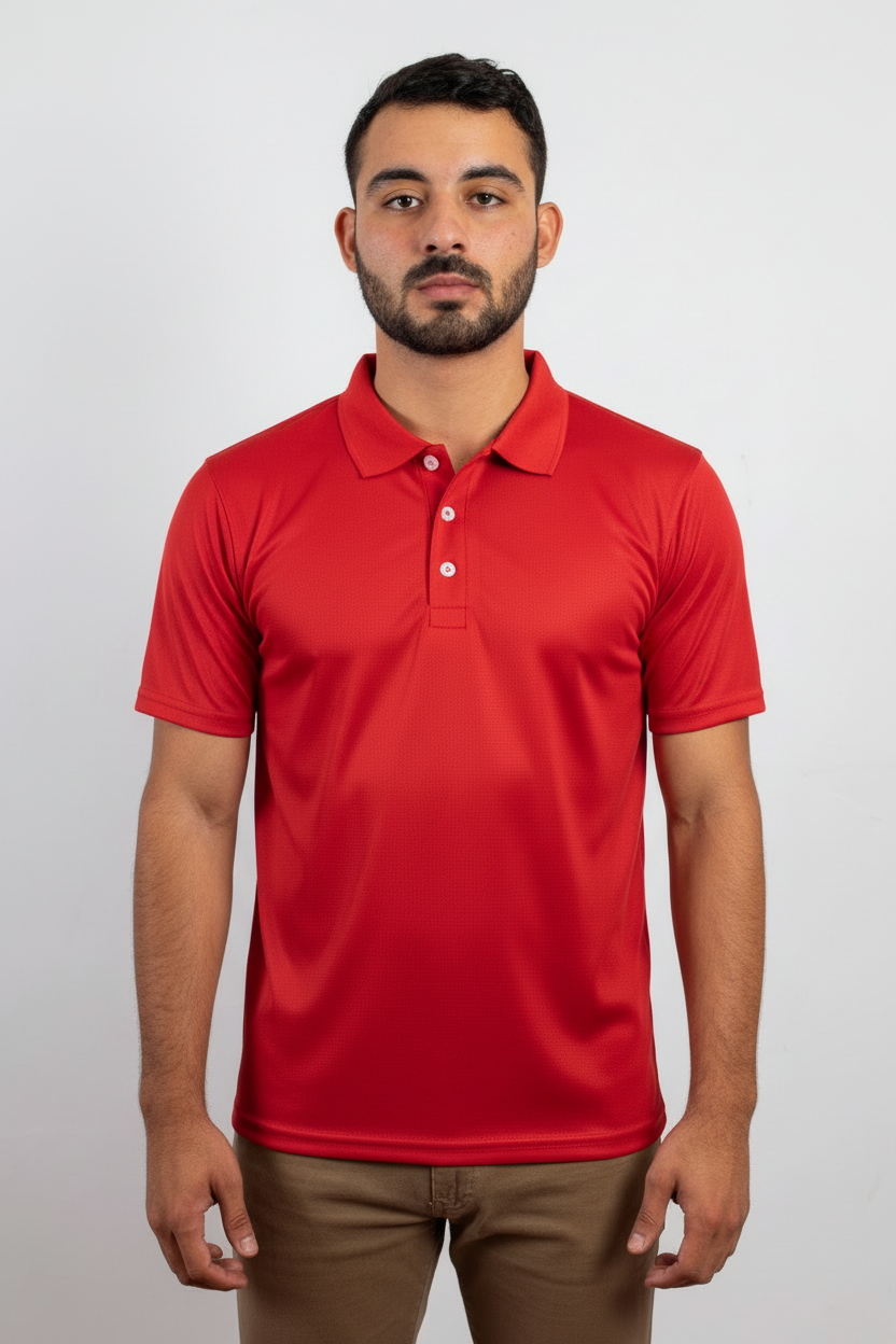 Polo chico rojo