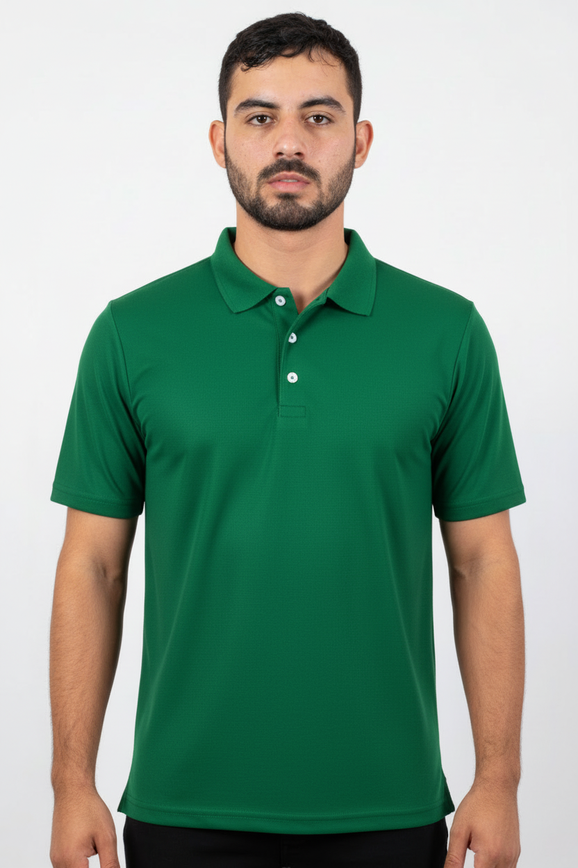 Polo chico verde bandera