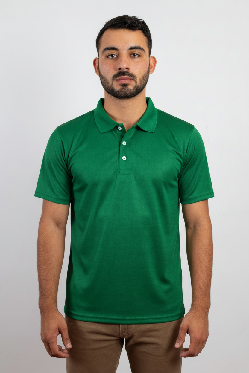 Polo chico verde bandera