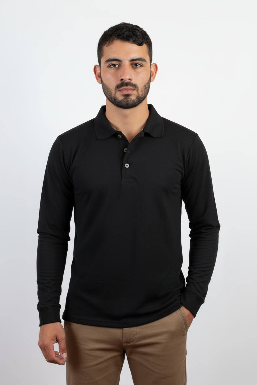 Polo ML negro