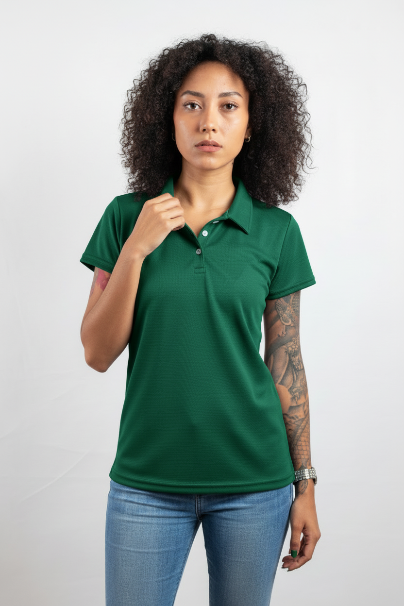 Polo verde bandera